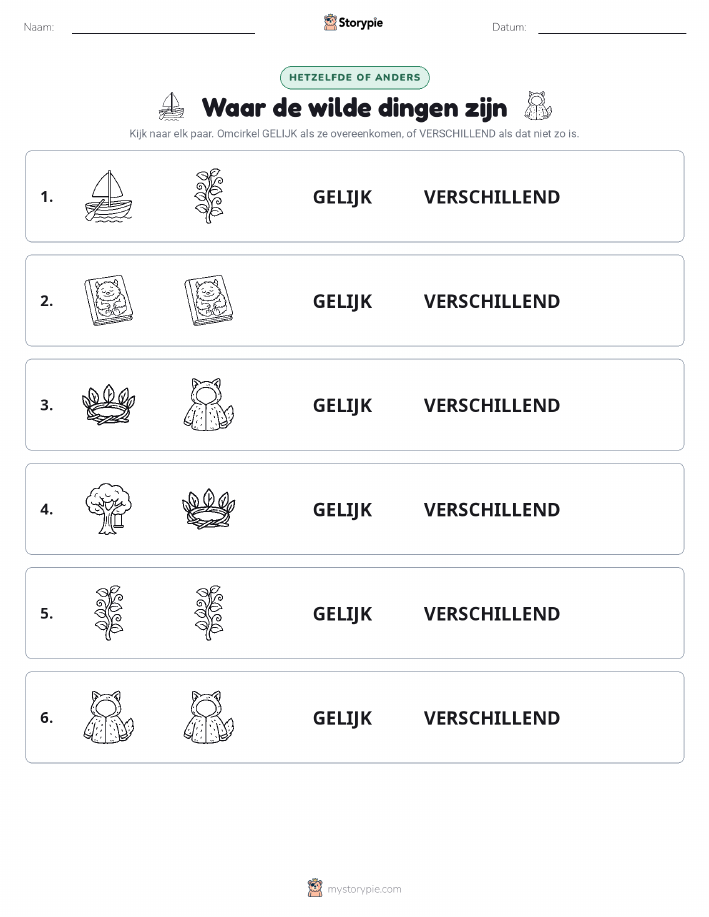 Zelfde of Verschillend