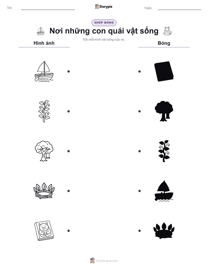 Ghép Hình Bóng