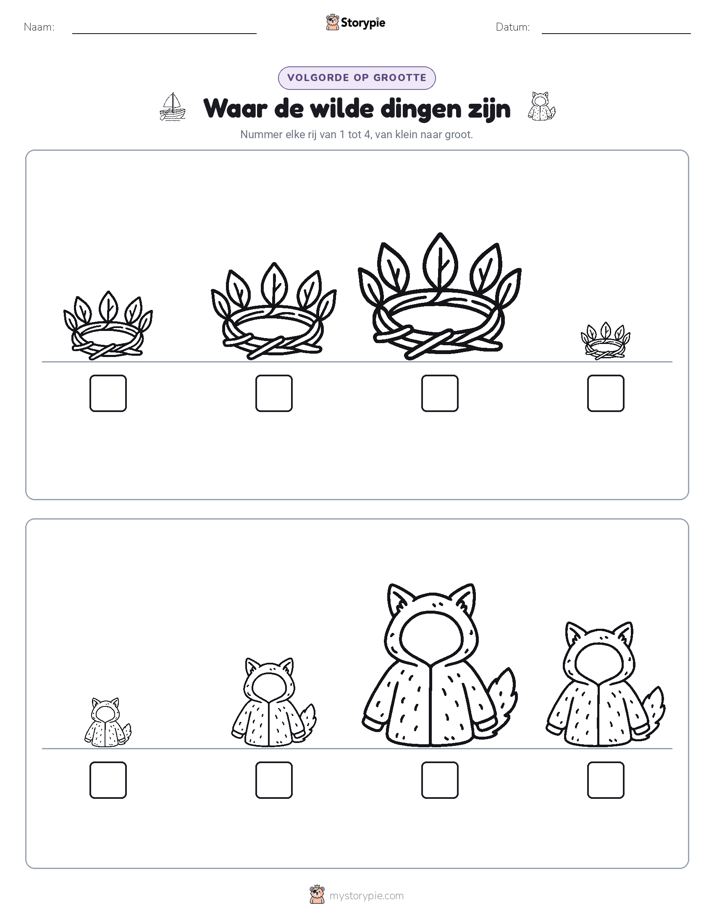 Grootte Volgorde