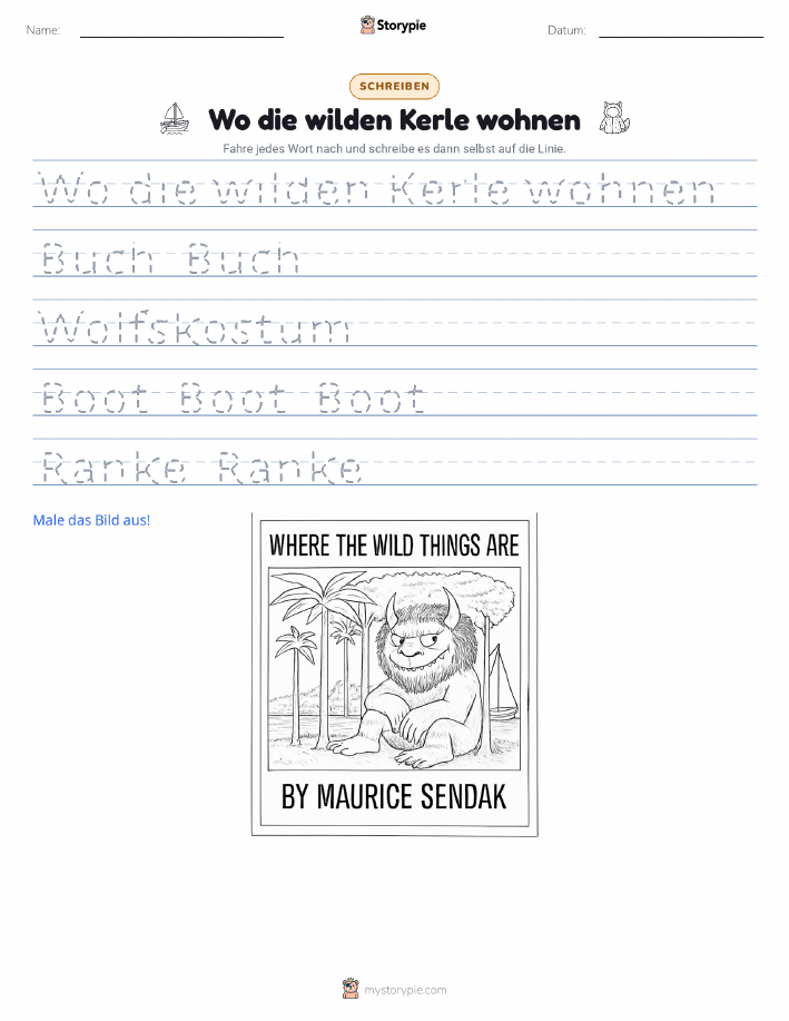 Schreibübung