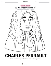 Anteprima della scheda stampabile di Charles Perrault