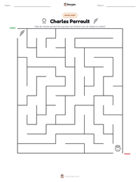Charles Perrault afdrukbare werkblad voorbeeld