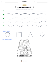 Charles Perrault printable worksheet preview