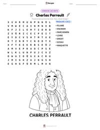 Aperçu de la feuille de travail imprimable Charles Perrault
