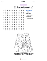 Charles Perrault afdrukbare werkblad voorbeeld