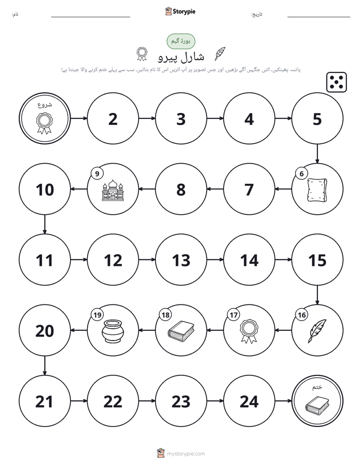رول اور منتقل کریں کھیل