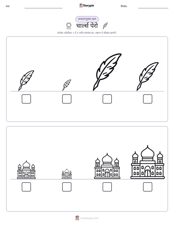 आकार क्रम