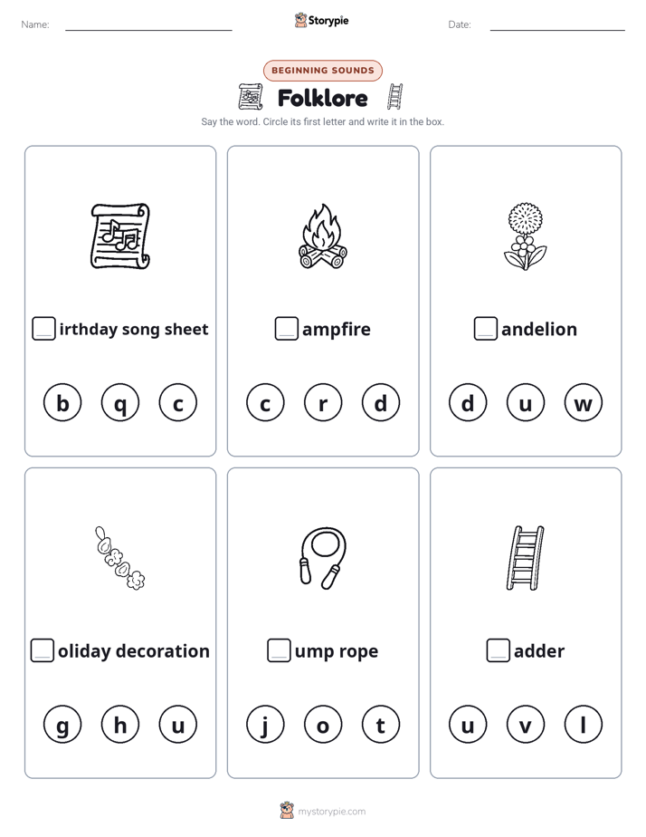 Beginning Sounds