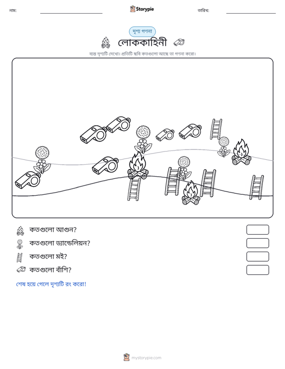 গণনা দৃশ্য