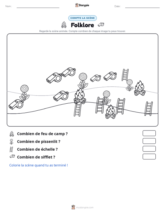 Scène de Comptage