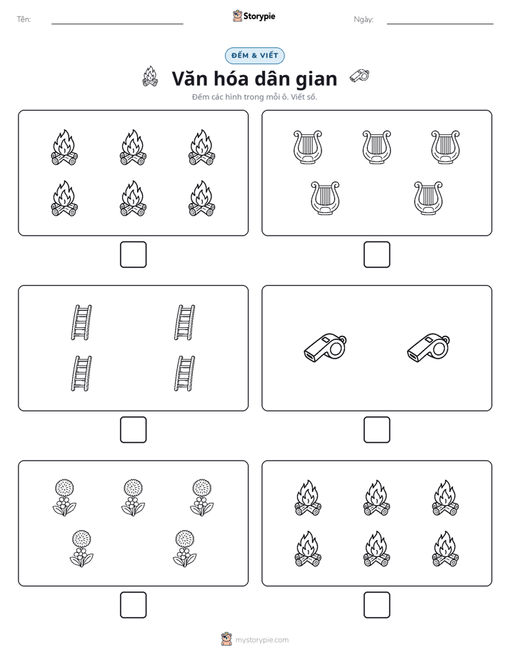 Đếm & Viết