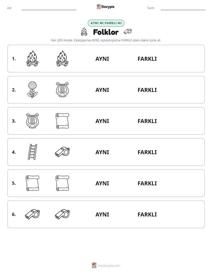 Aynı mı Farklı mı