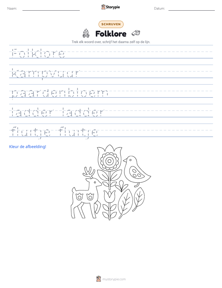 Schrijf Oefening