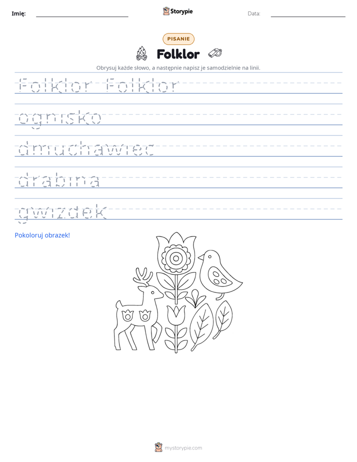 Ćwiczenie Pisania