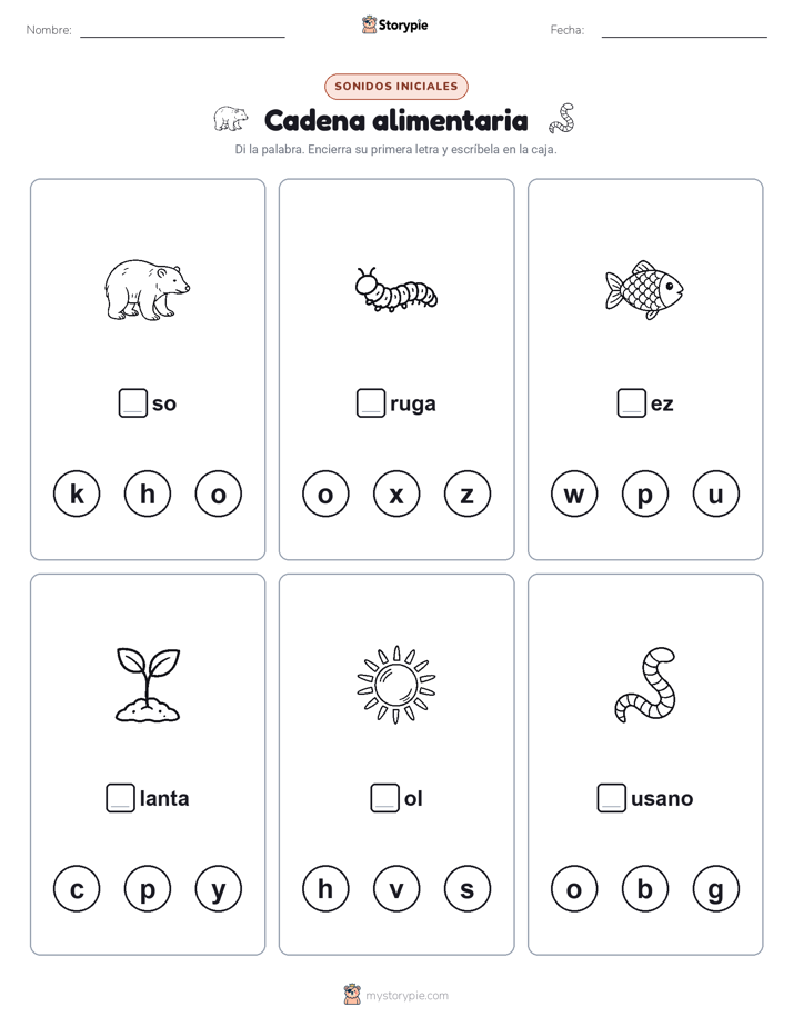 Sonidos Iniciales