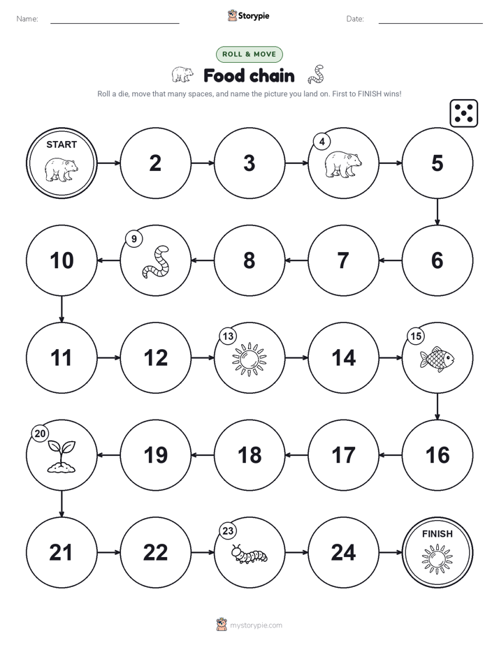 Roll & Move Game
