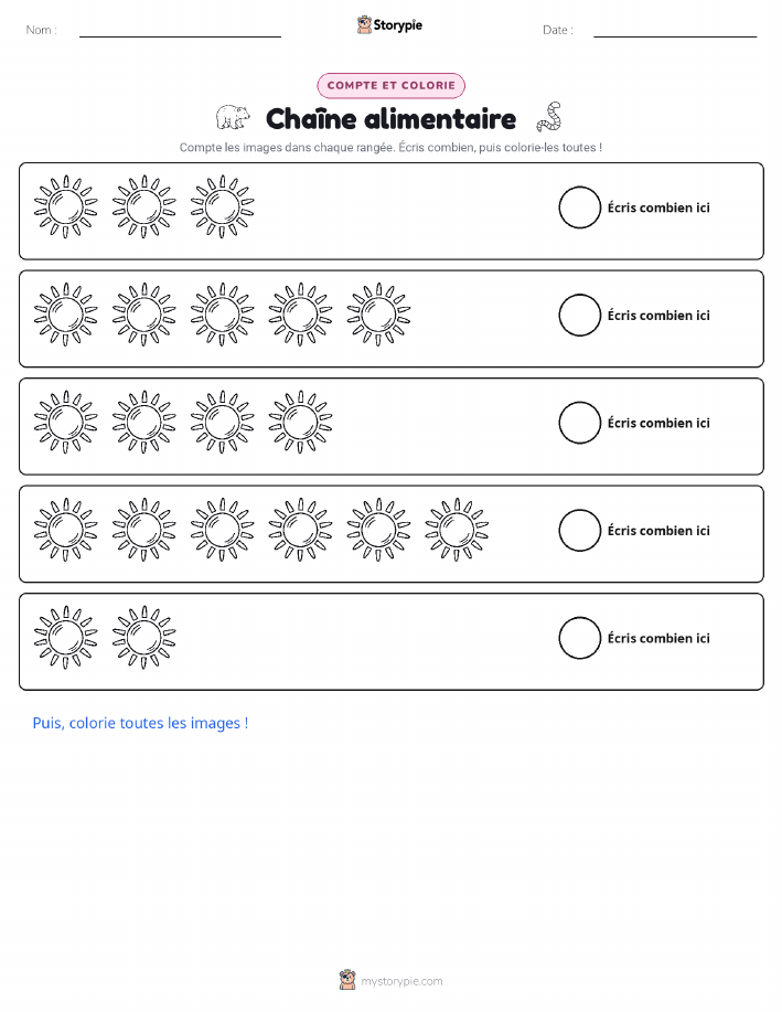Compter & Colorier