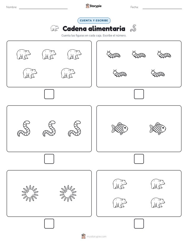 Cuenta y Escribe