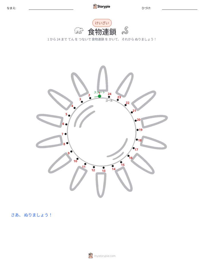 点つなぎ