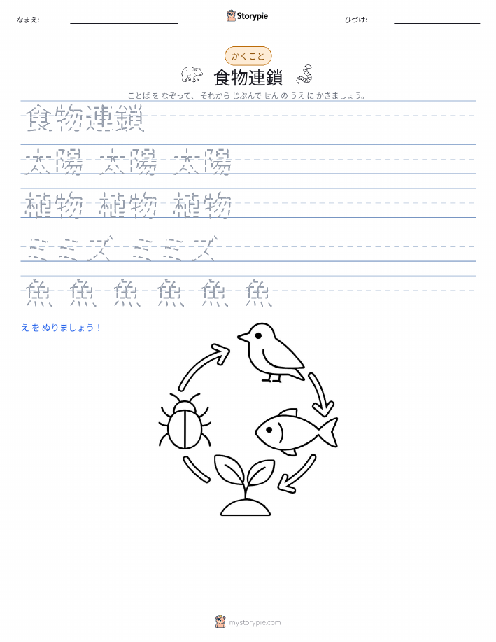 書き取り練習