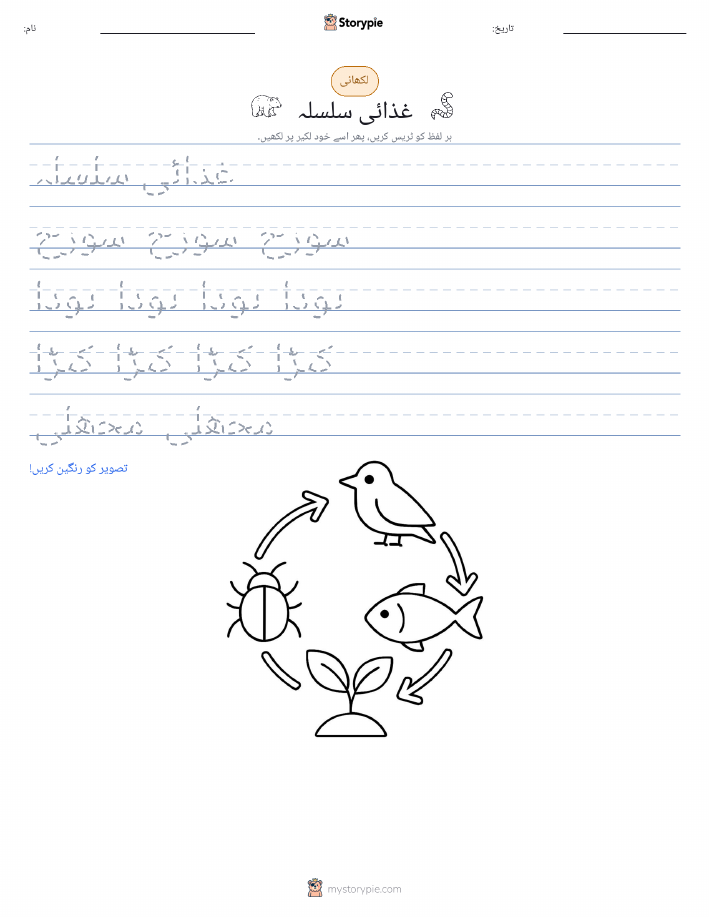 تحریری مشق