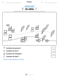 Aperçu de la feuille de travail imprimable Al-Jahiz