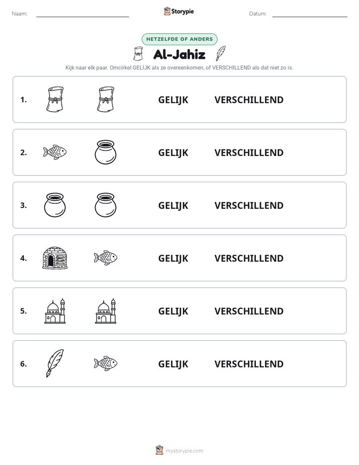Zelfde of Verschillend