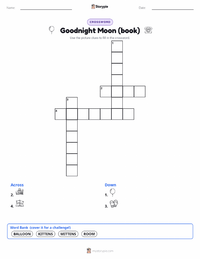 Goodnight Moon (book) printable worksheet preview
