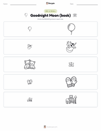 Goodnight Moon (book) printable worksheet preview