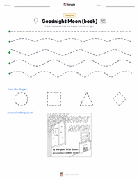 Goodnight Moon (book) printable worksheet preview