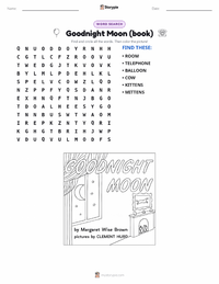 Goodnight Moon (book) printable worksheet preview
