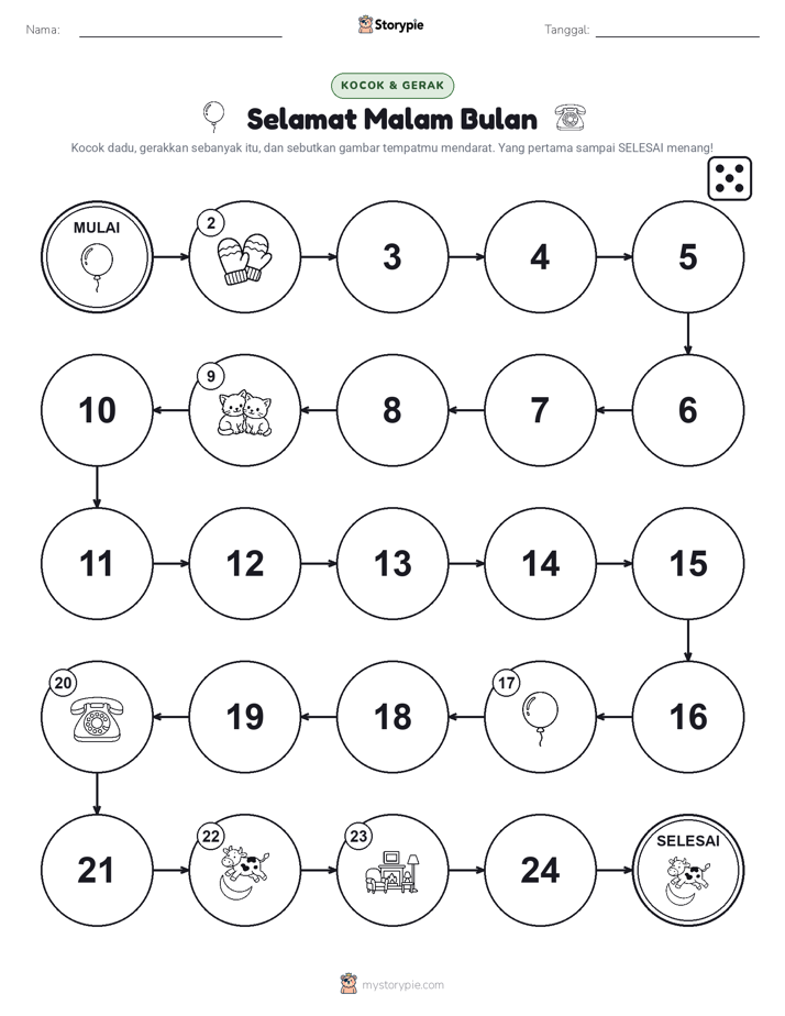 Permainan Gulung & Pindah