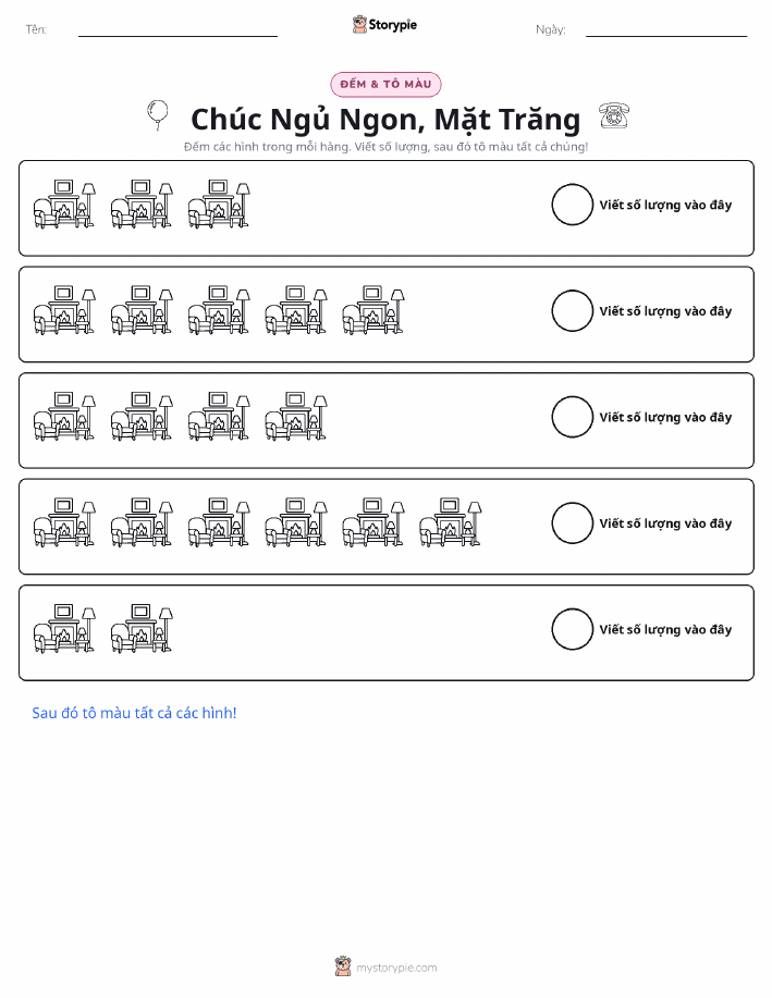 Đếm & Tô Màu
