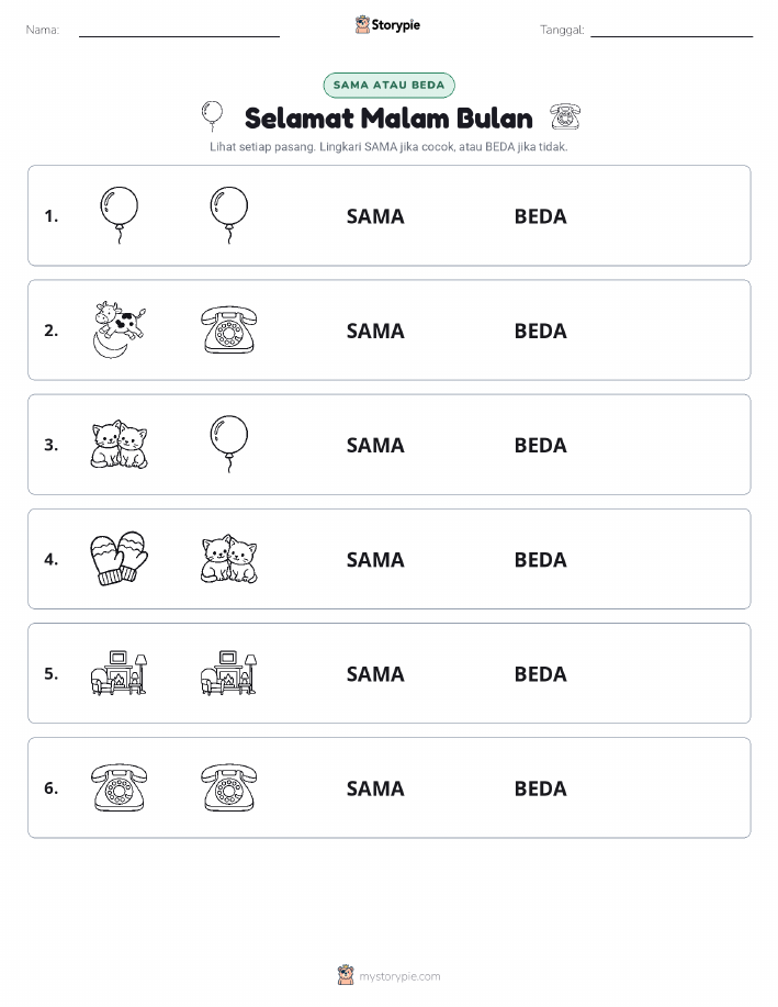 Sama atau Berbeda