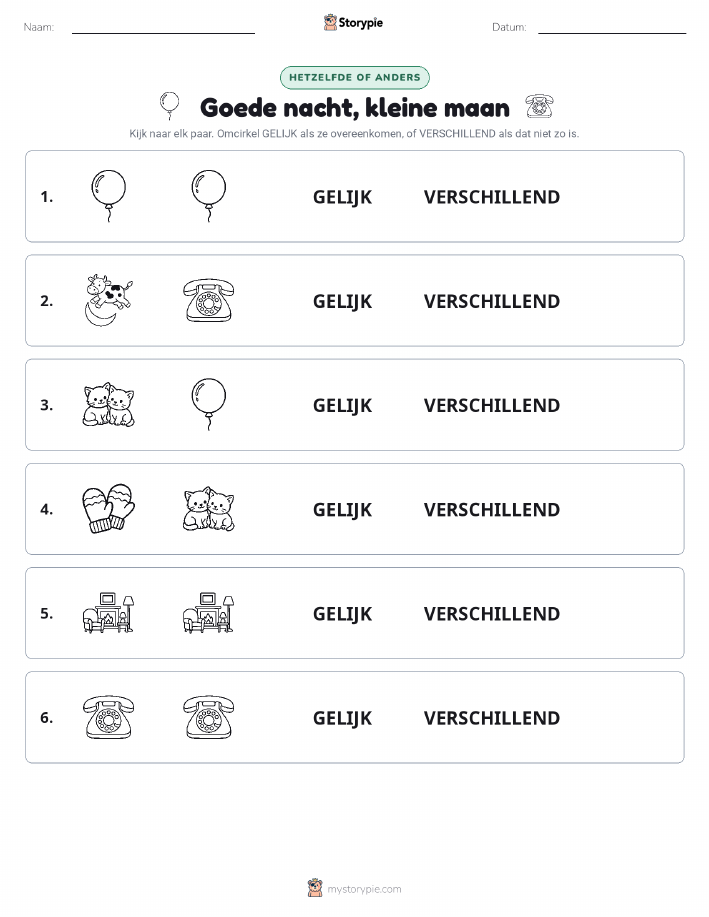 Zelfde of Verschillend