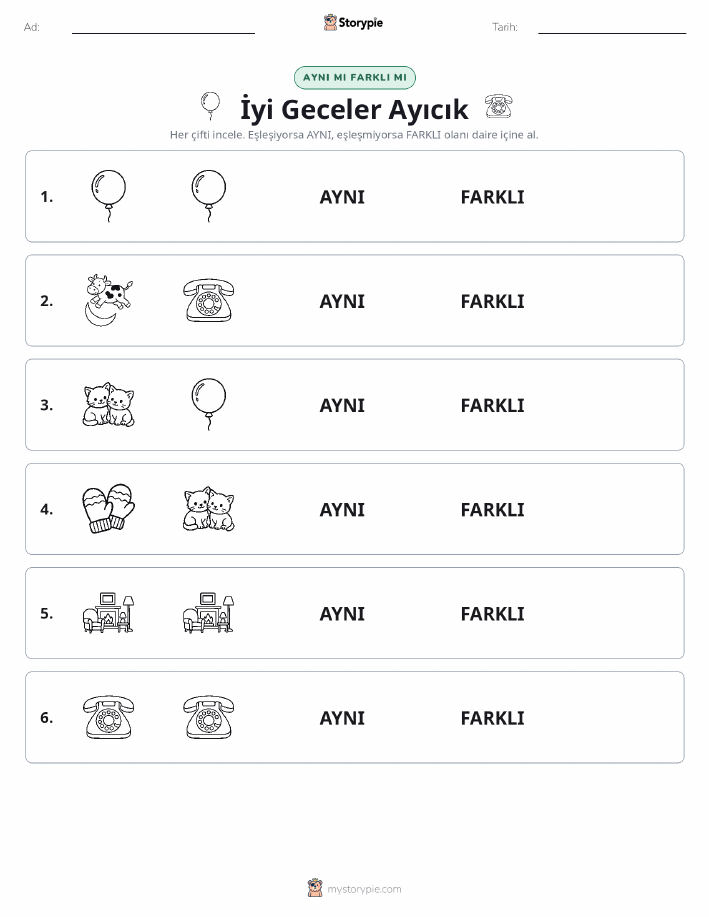 Aynı mı Farklı mı
