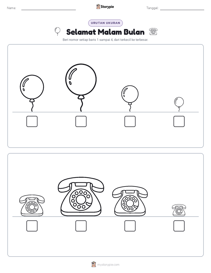 Urutan Ukuran