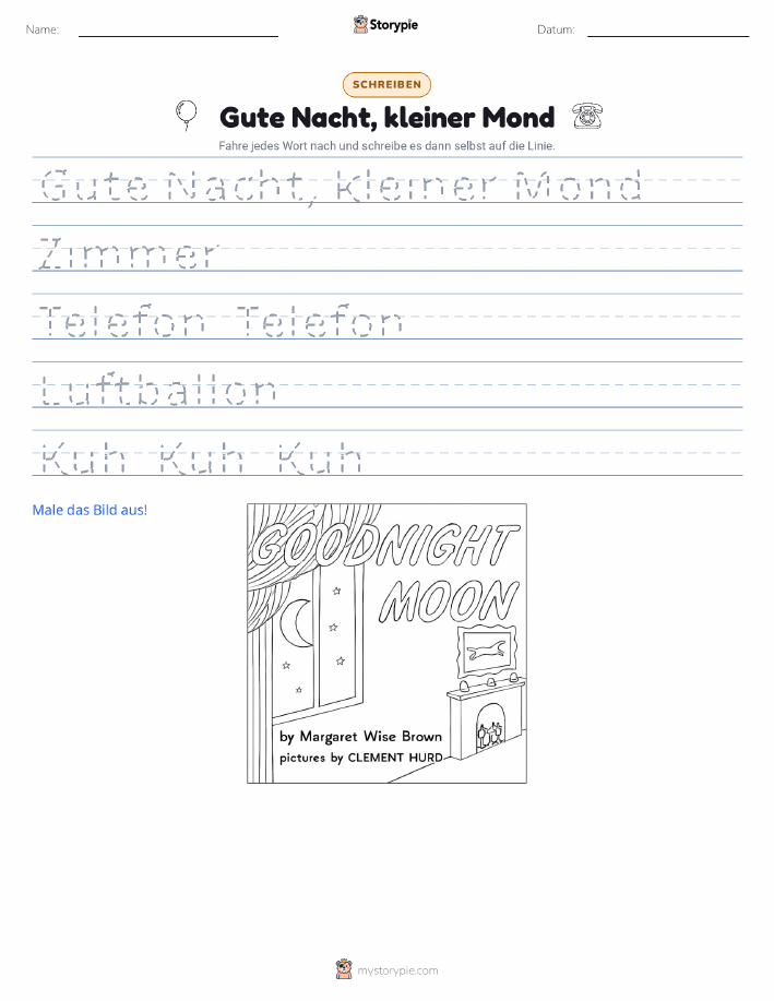 Schreibübung