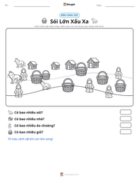 Xem trước tài liệu in sẵn Sói Lớn Xấu Xa