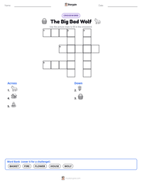 The Big Bad Wolf printable worksheet preview