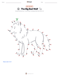 The Big Bad Wolf printable worksheet preview