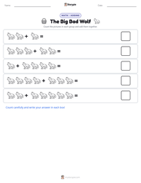 The Big Bad Wolf printable worksheet preview