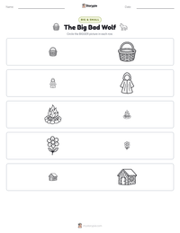 The Big Bad Wolf printable worksheet preview