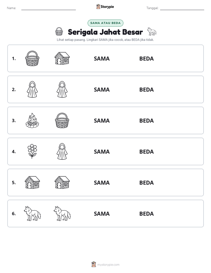 Sama atau Berbeda