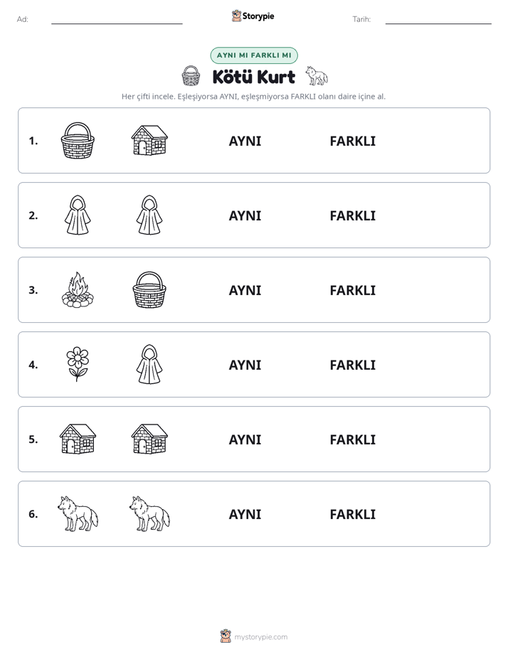 Aynı mı Farklı mı
