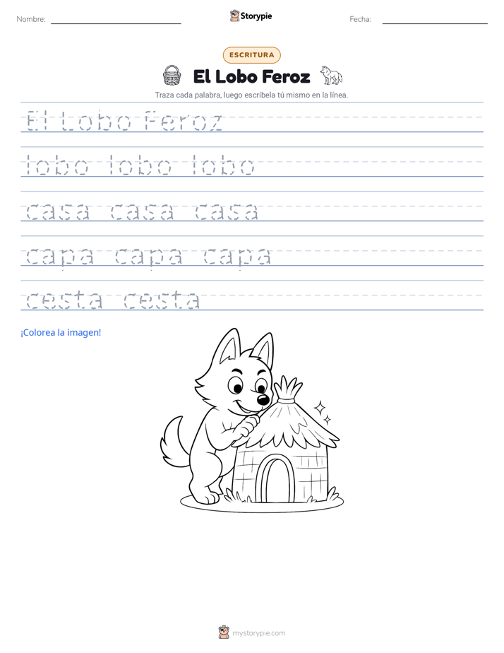 Práctica de Escritura