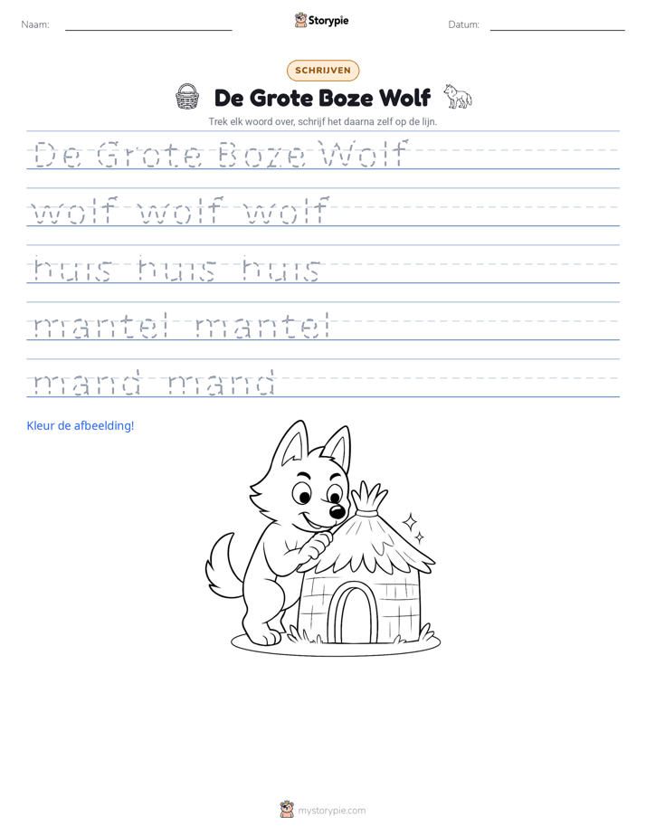 Schrijf Oefening