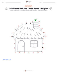 Goldilocks and the Three Bears - English printable worksheet preview