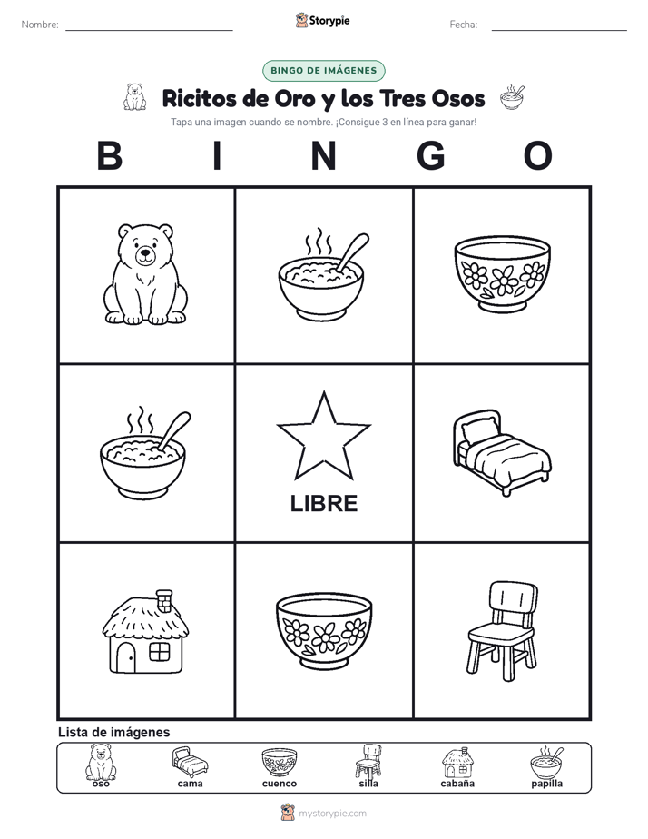 Bingo de Imágenes