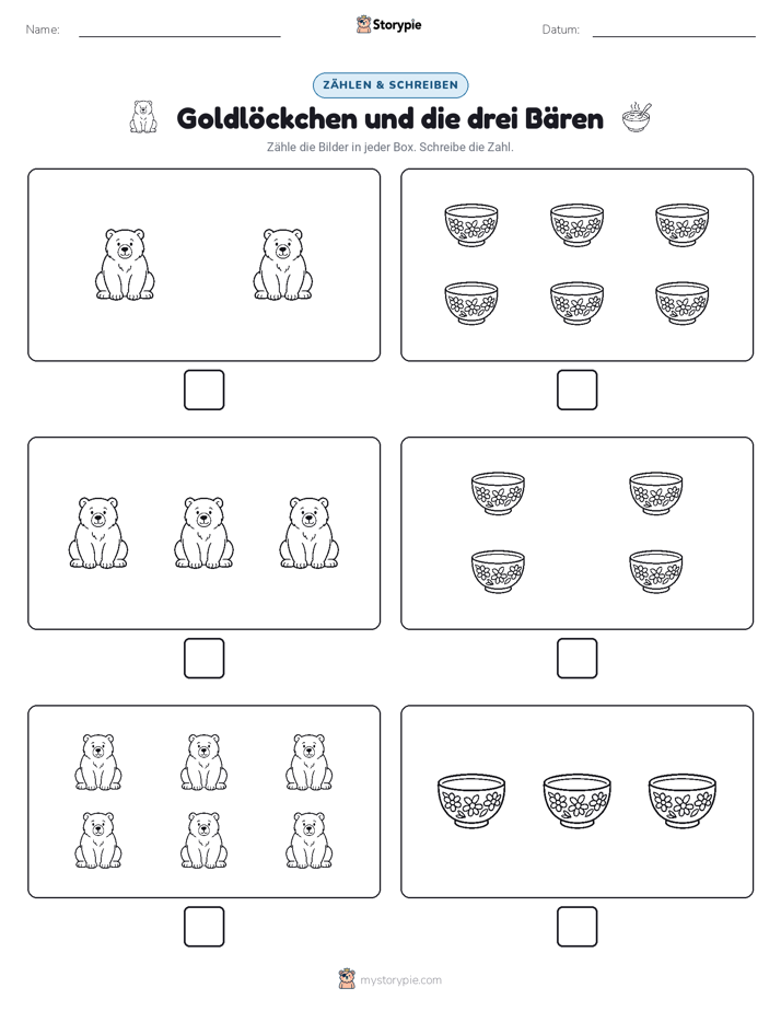 Zählen & Schreiben